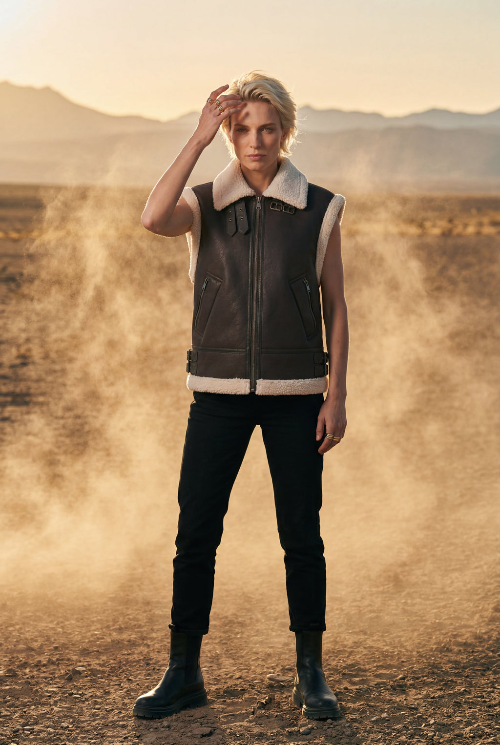Zoyri | Aviator Sherpa Vest