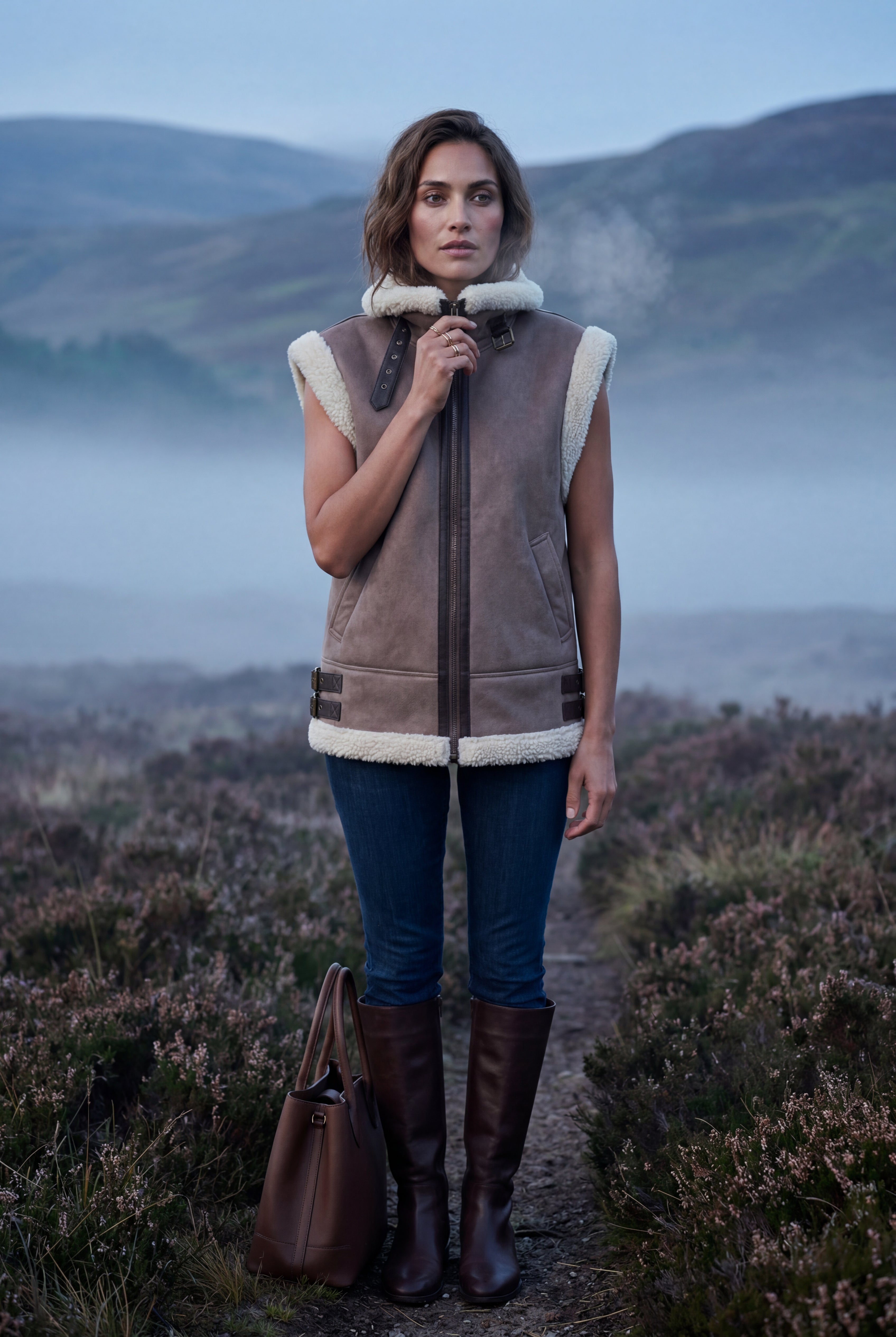 Zoyri | Aviator Sherpa Vest
