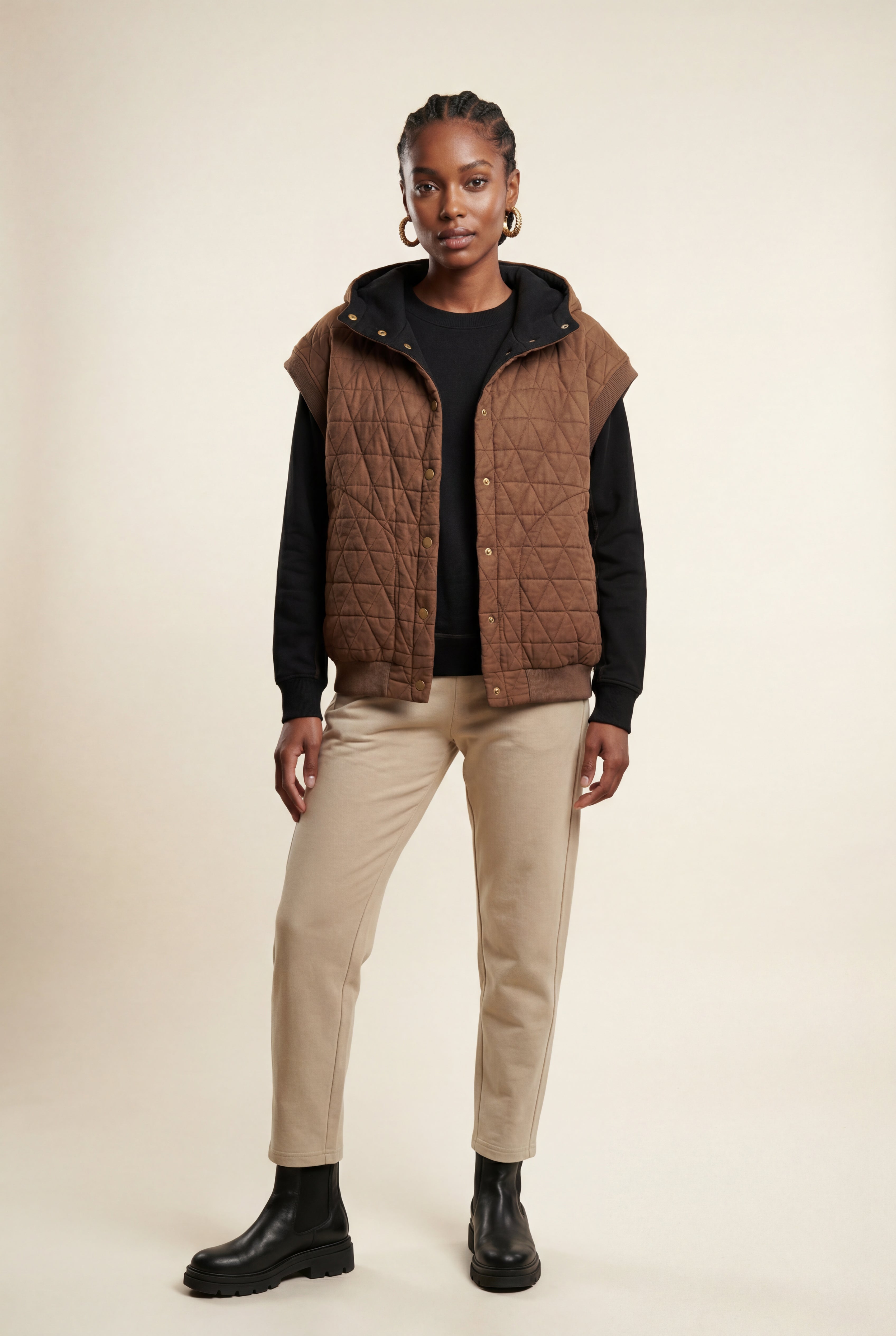 Zoyri | Quilted Hooded Vest