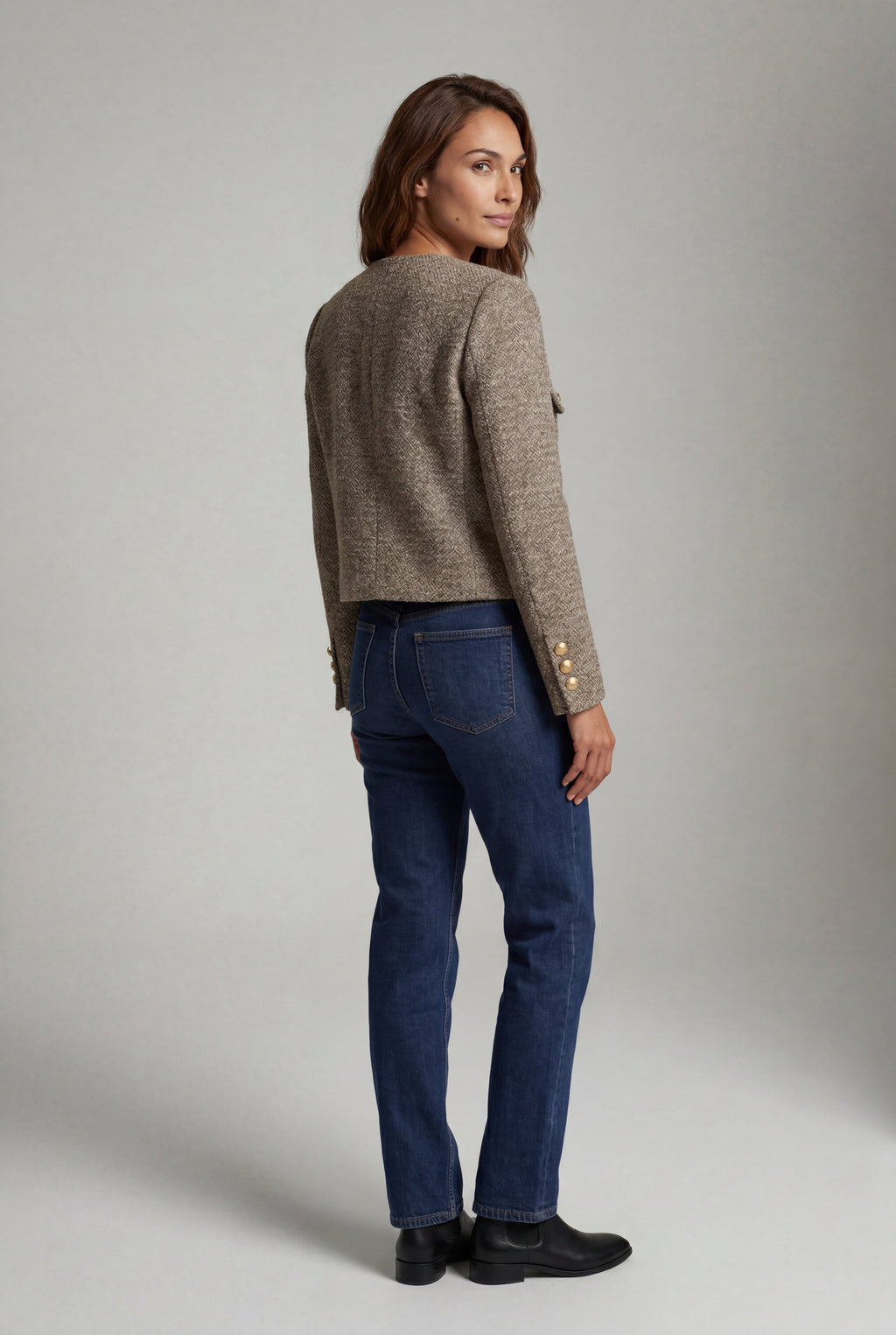 Zoyri | Cropped Tweed Jacket