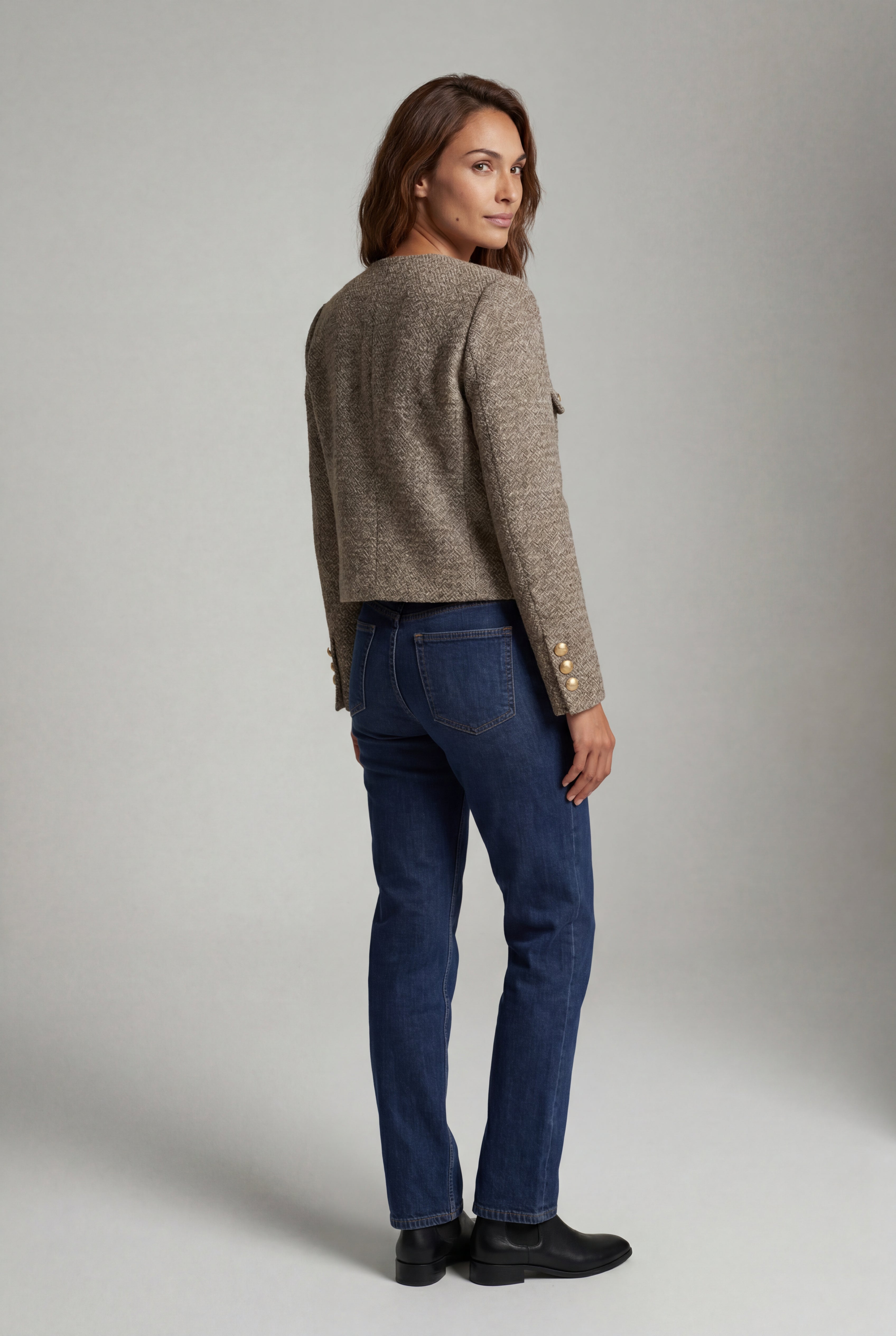 Zoyri | Cropped Tweed Jacket