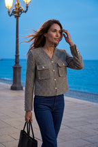 Zoyri | Cropped Tweed Jacket