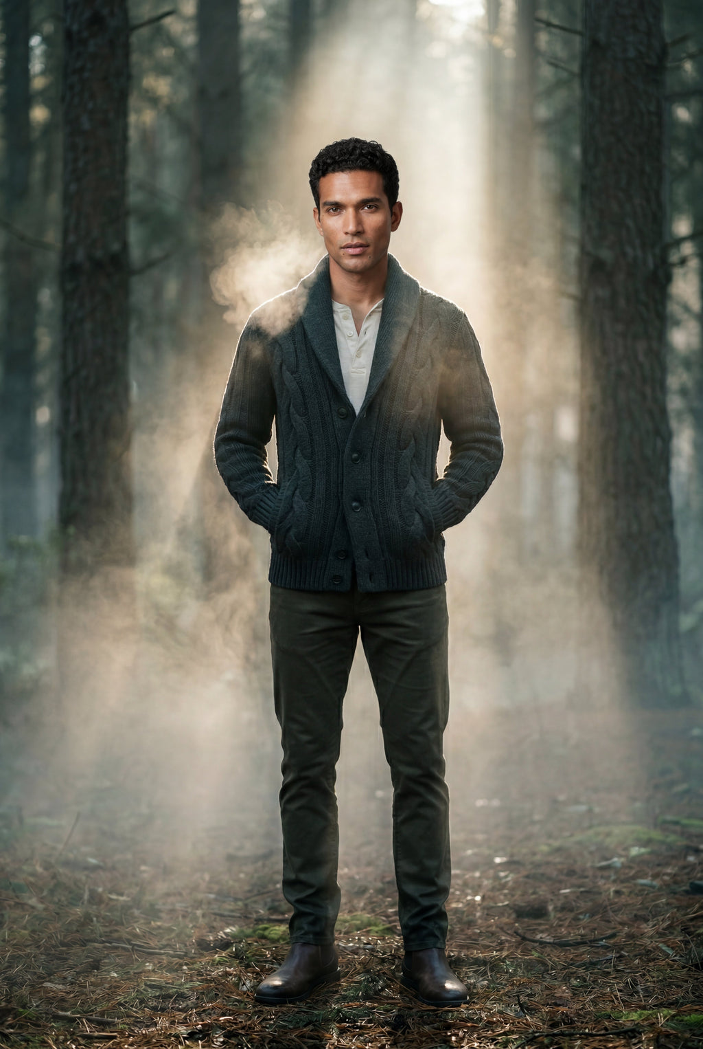 Zoyri | Cable Shawl Cardigan