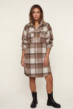 Zoyri | Plaid Shirt Coat