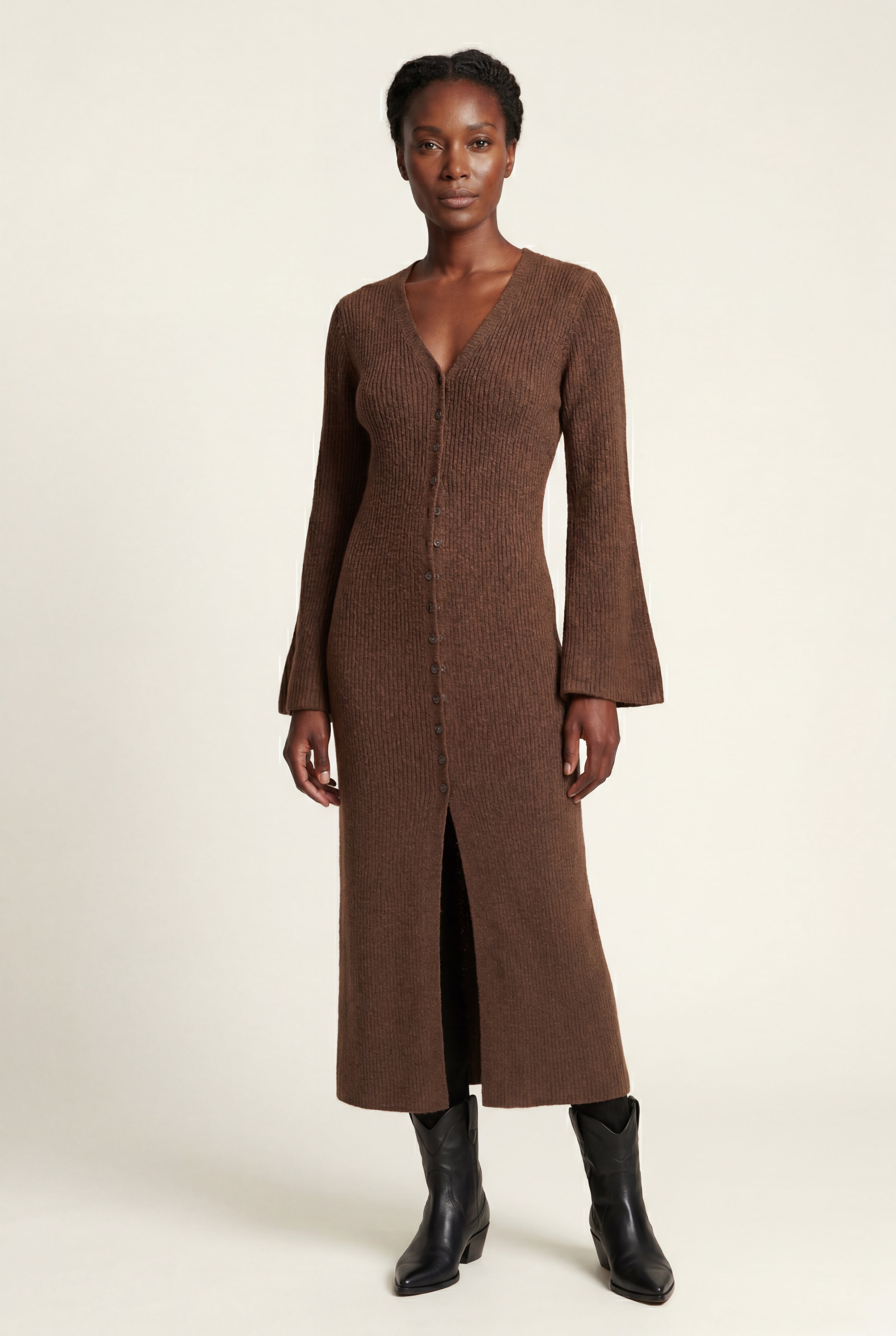 Zoyri | Ribbed Maxi Cardigan