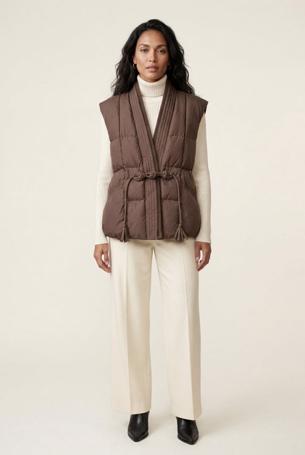 Zoyri | Belted Puffer Vest
