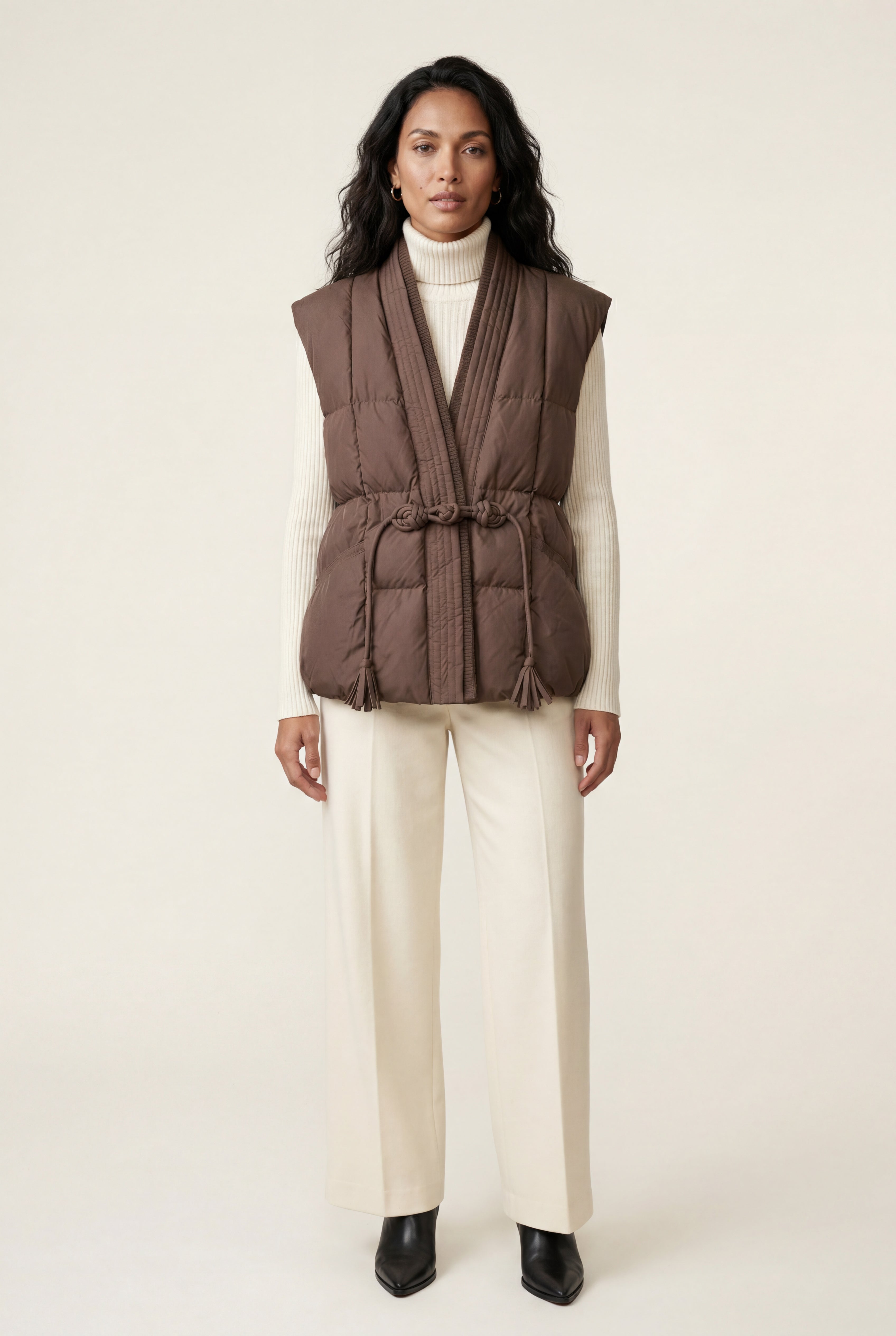 Zoyri | Belted Puffer Vest