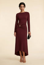 Zoyri | Draped Waist Maxi Dress