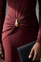 Zoyri | Draped Waist Maxi Dress