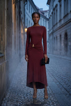 Zoyri | Draped Waist Maxi Dress