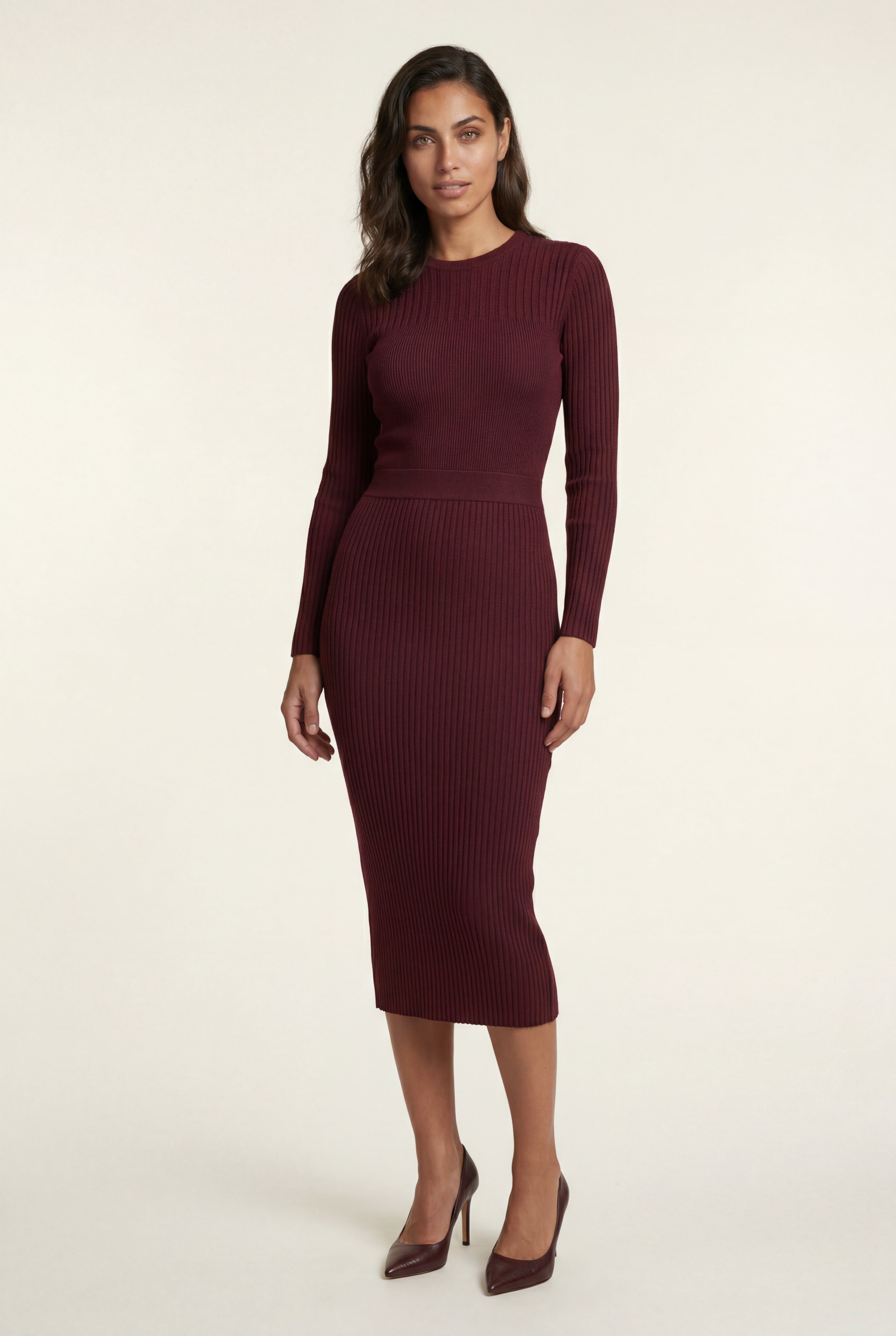 Zoyri | Ribbed Bodycon Midi Dress