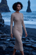 Zoyri | Ribbed Bodycon Midi Dress