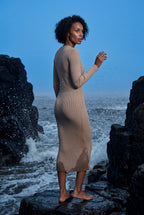 Zoyri | Ribbed Bodycon Midi Dress