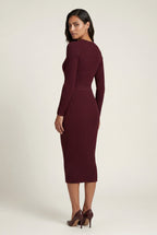 Zoyri | Ribbed Bodycon Midi Dress