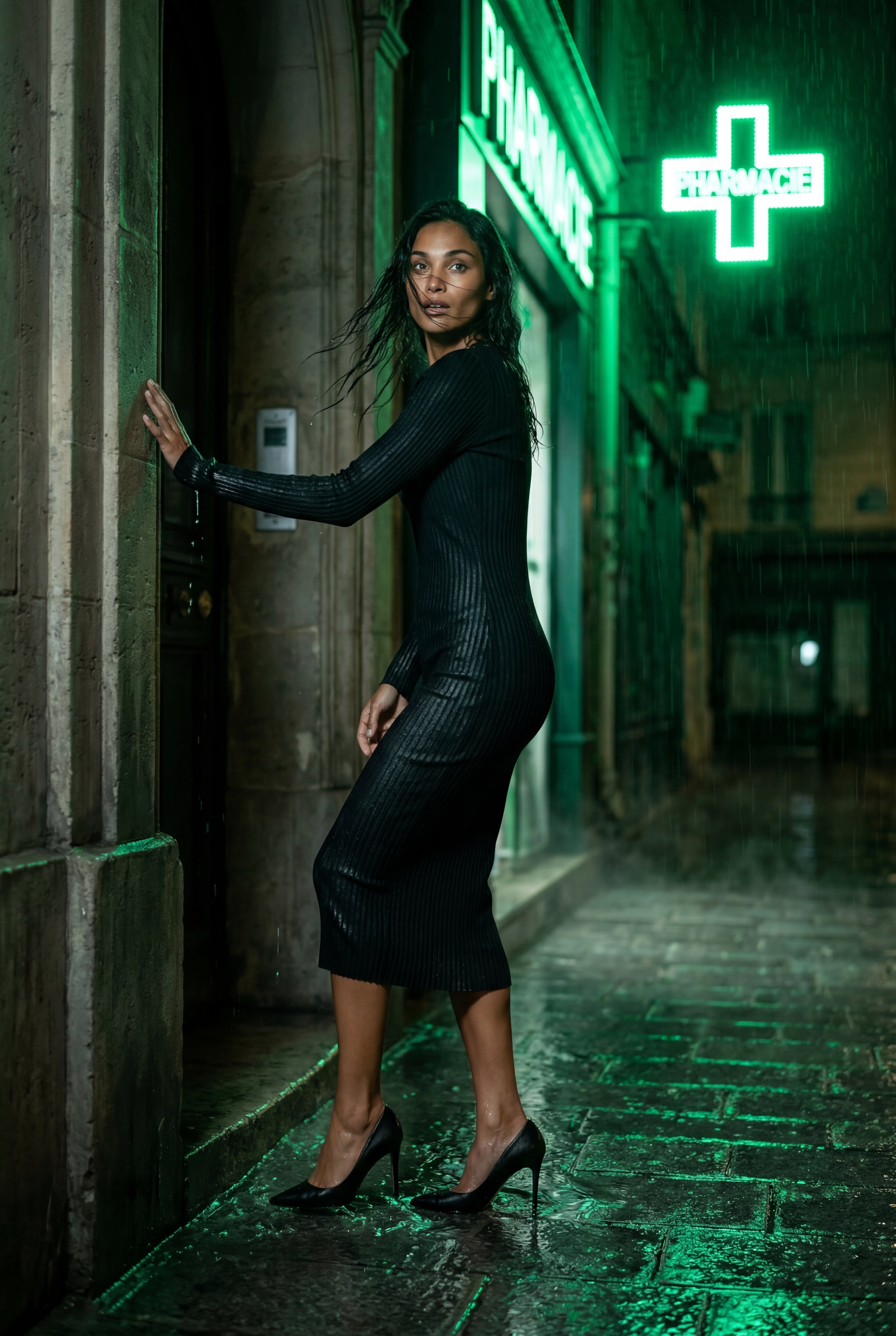 Zoyri | Ribbed Bodycon Midi Dress