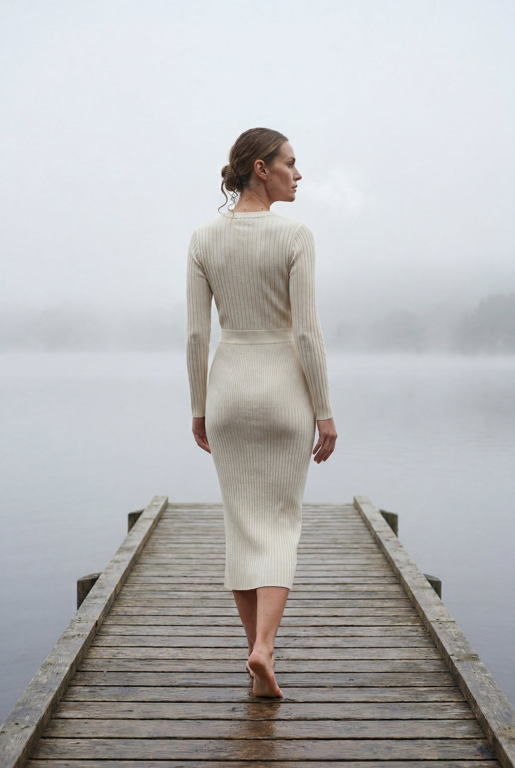 Zoyri | Ribbed Bodycon Midi Dress