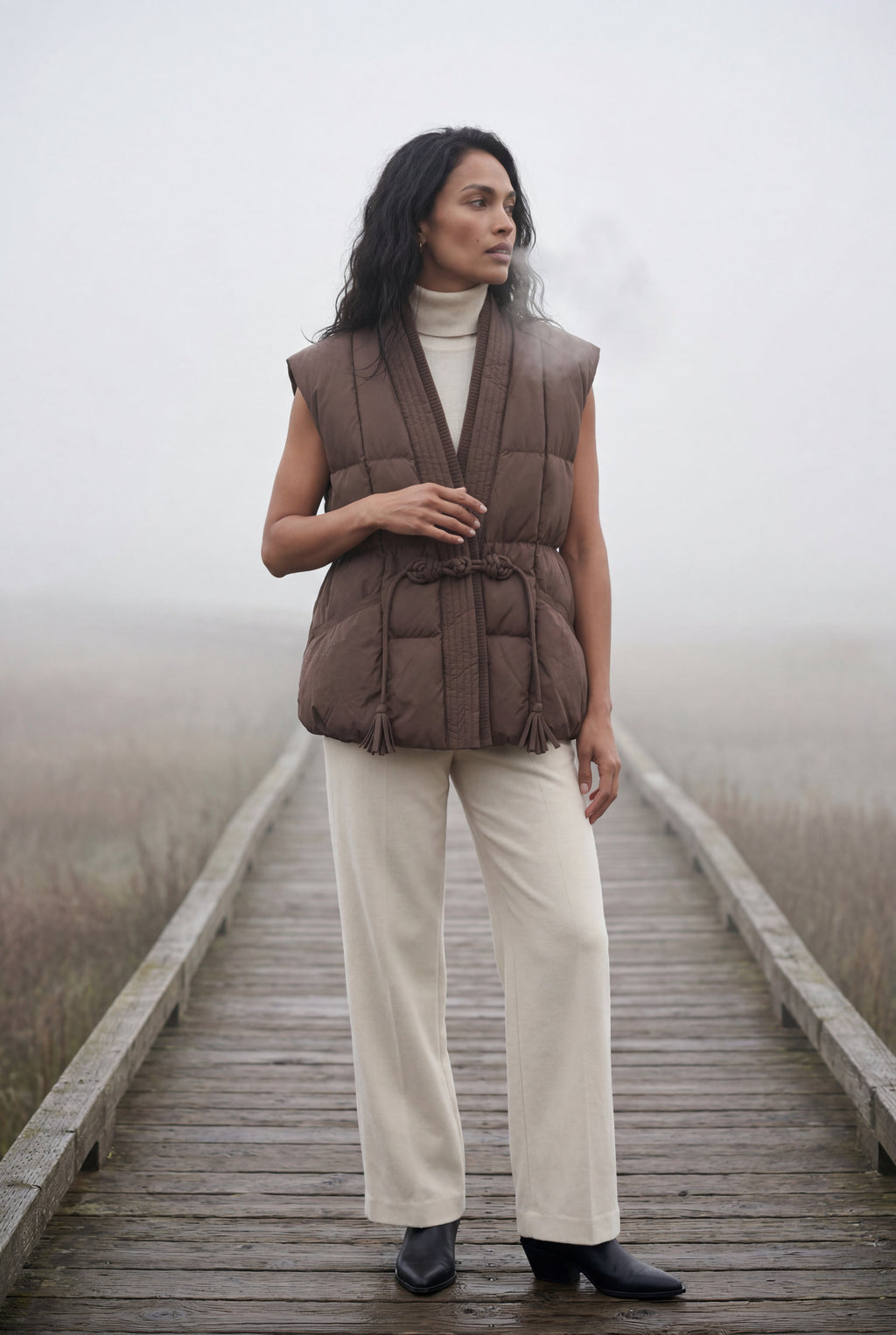 Zoyri | Belted Puffer Vest