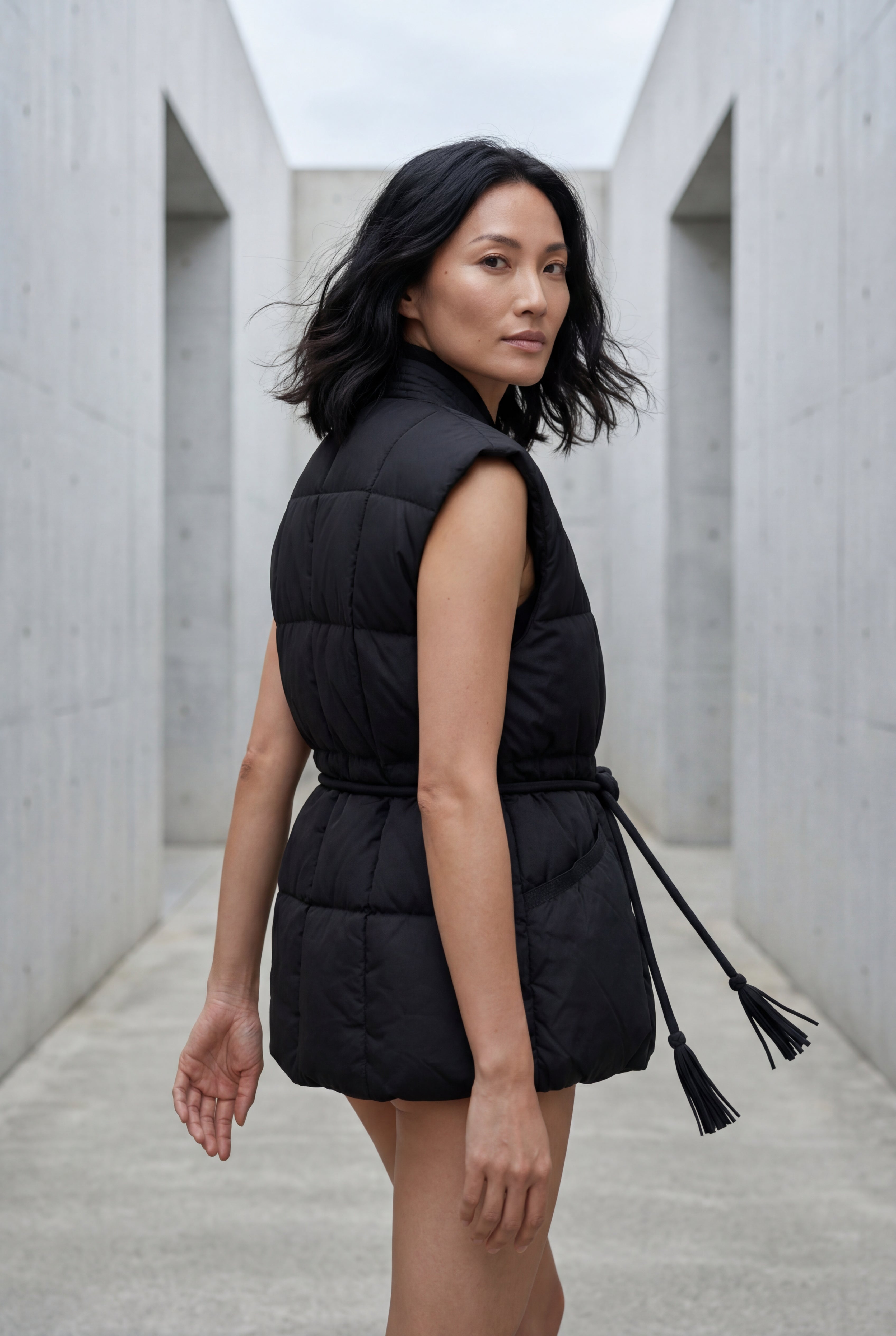 Zoyri | Belted Puffer Vest