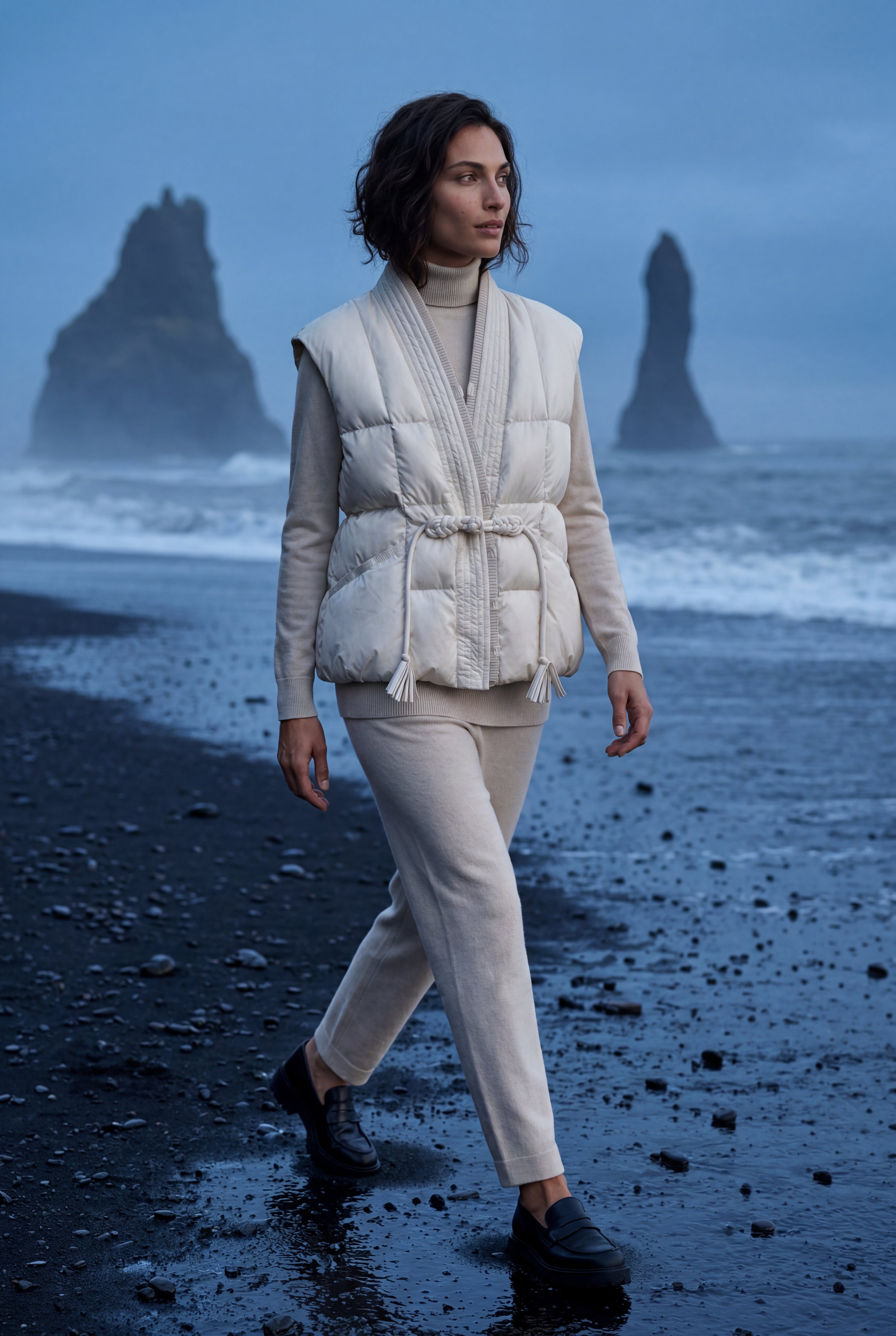 Zoyri | Belted Puffer Vest