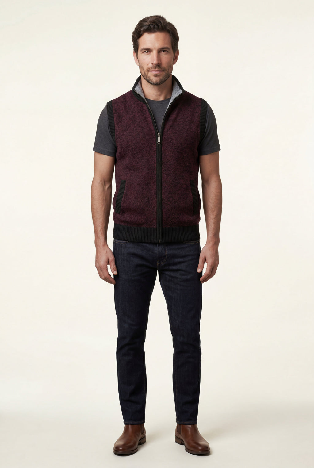 Zoyri | Essential Zip Knit Vest