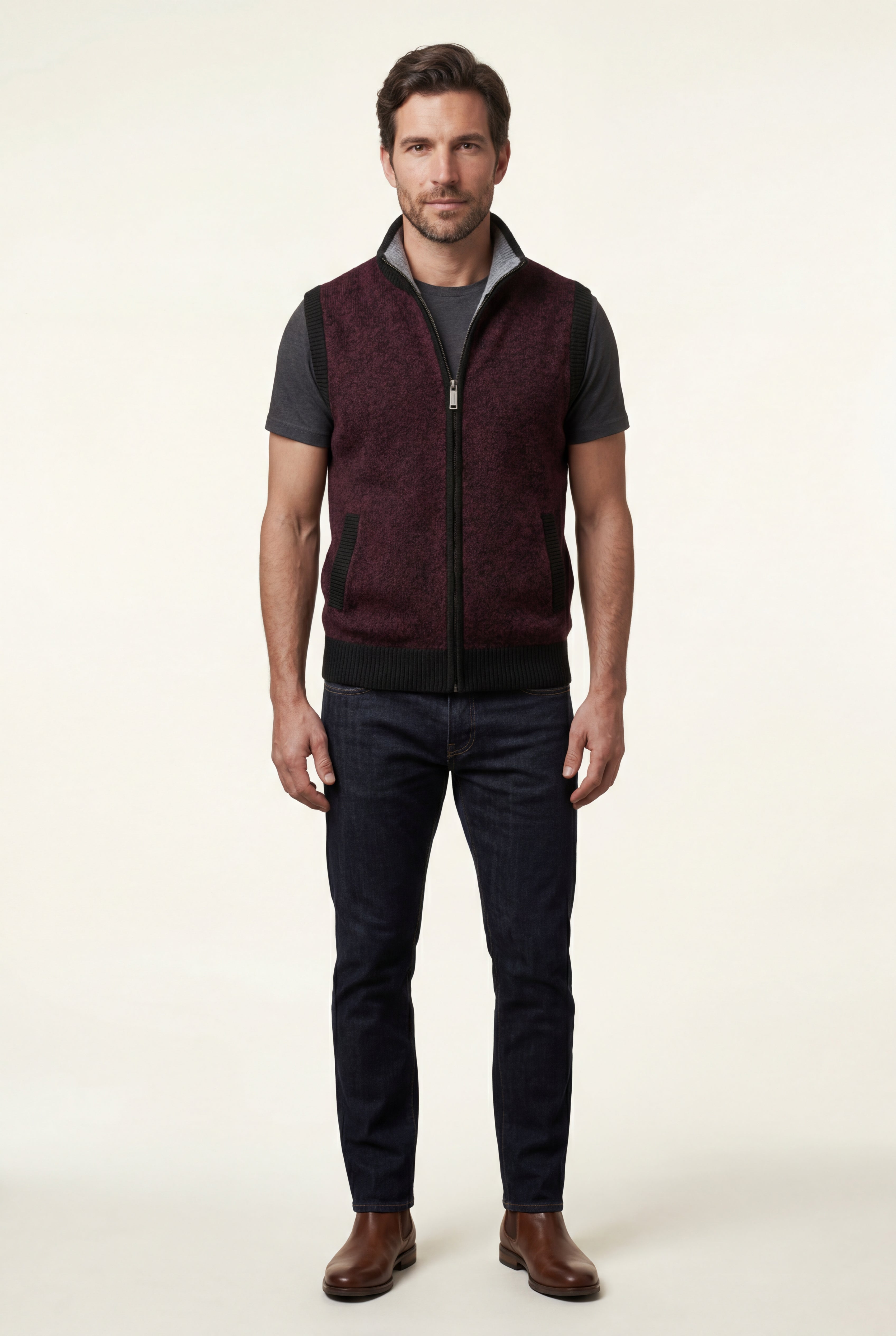 Zoyri | Essential Zip Knit Vest