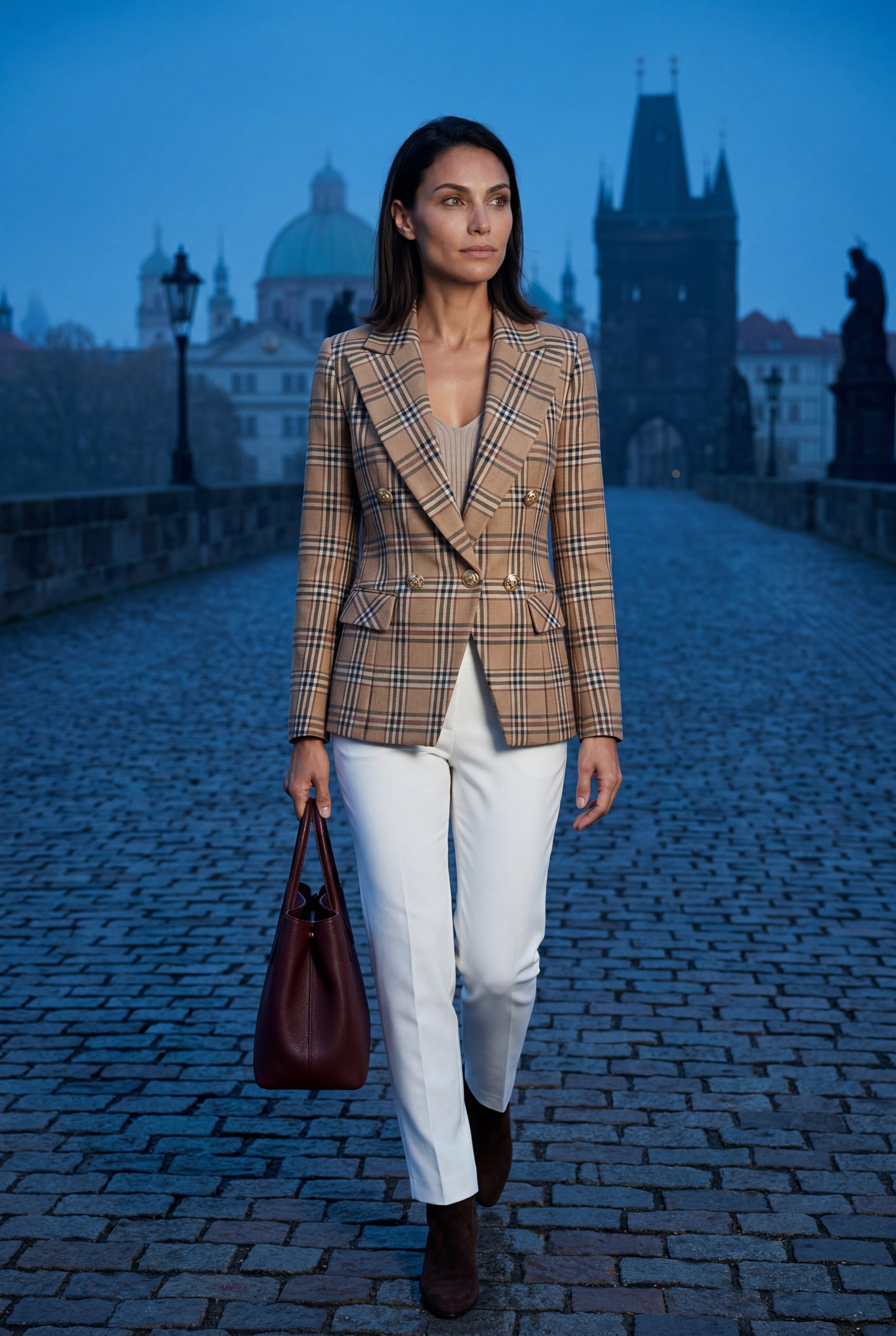 Zoyri | Coastal Check Blazer