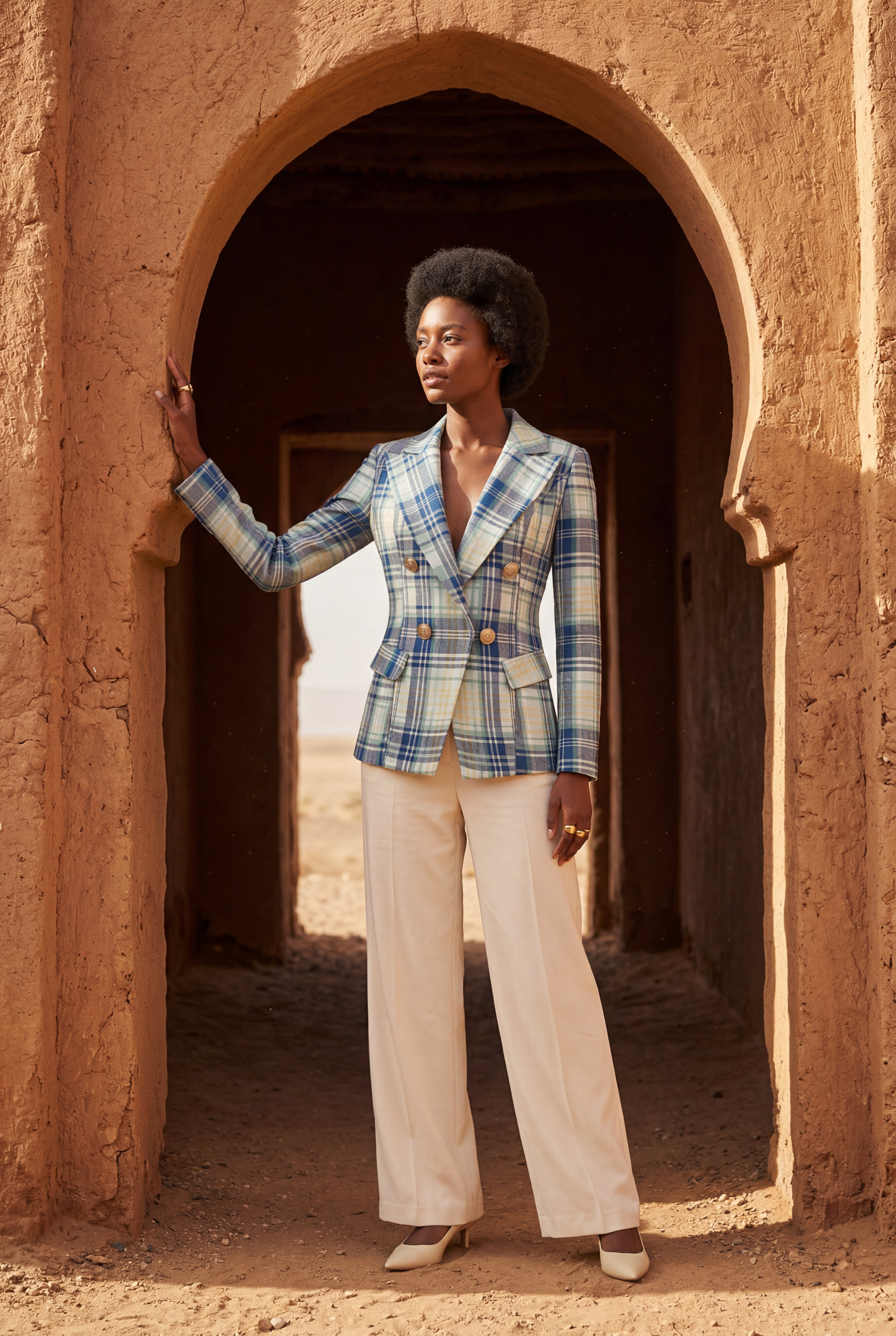 Zoyri | Coastal Check Blazer