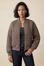 Zoyri | Quilted Bomber Jacket