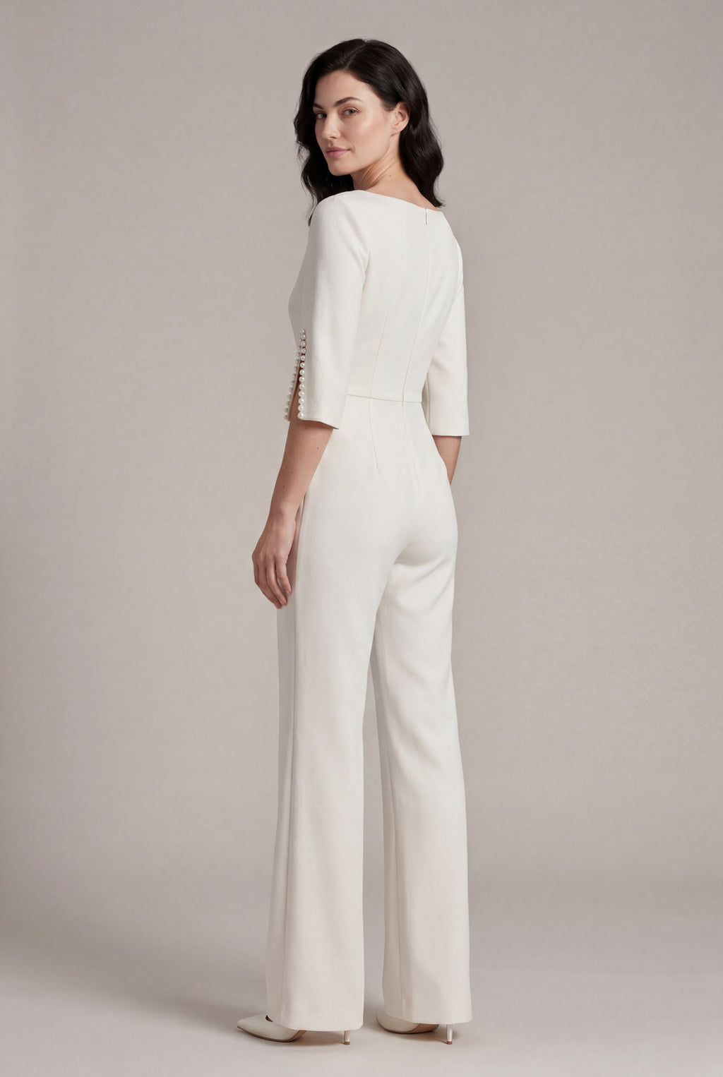 Zoyri | Beaded Sleeve Jumpsuit