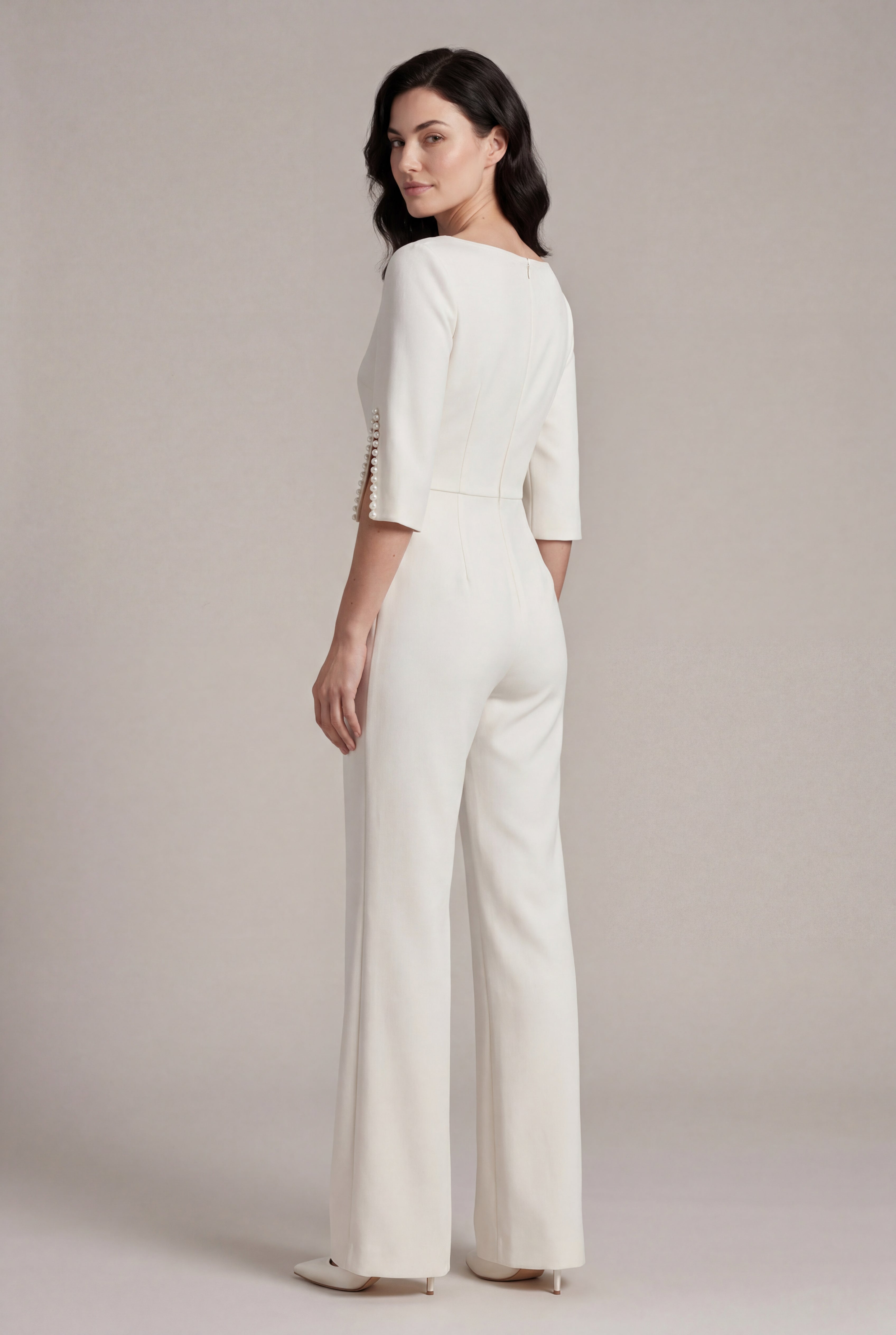 Zoyri | Beaded Sleeve Jumpsuit