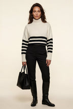 Zoyri | Striped Turtleneck Knit