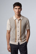 Zoyri | Striped Knit Polo