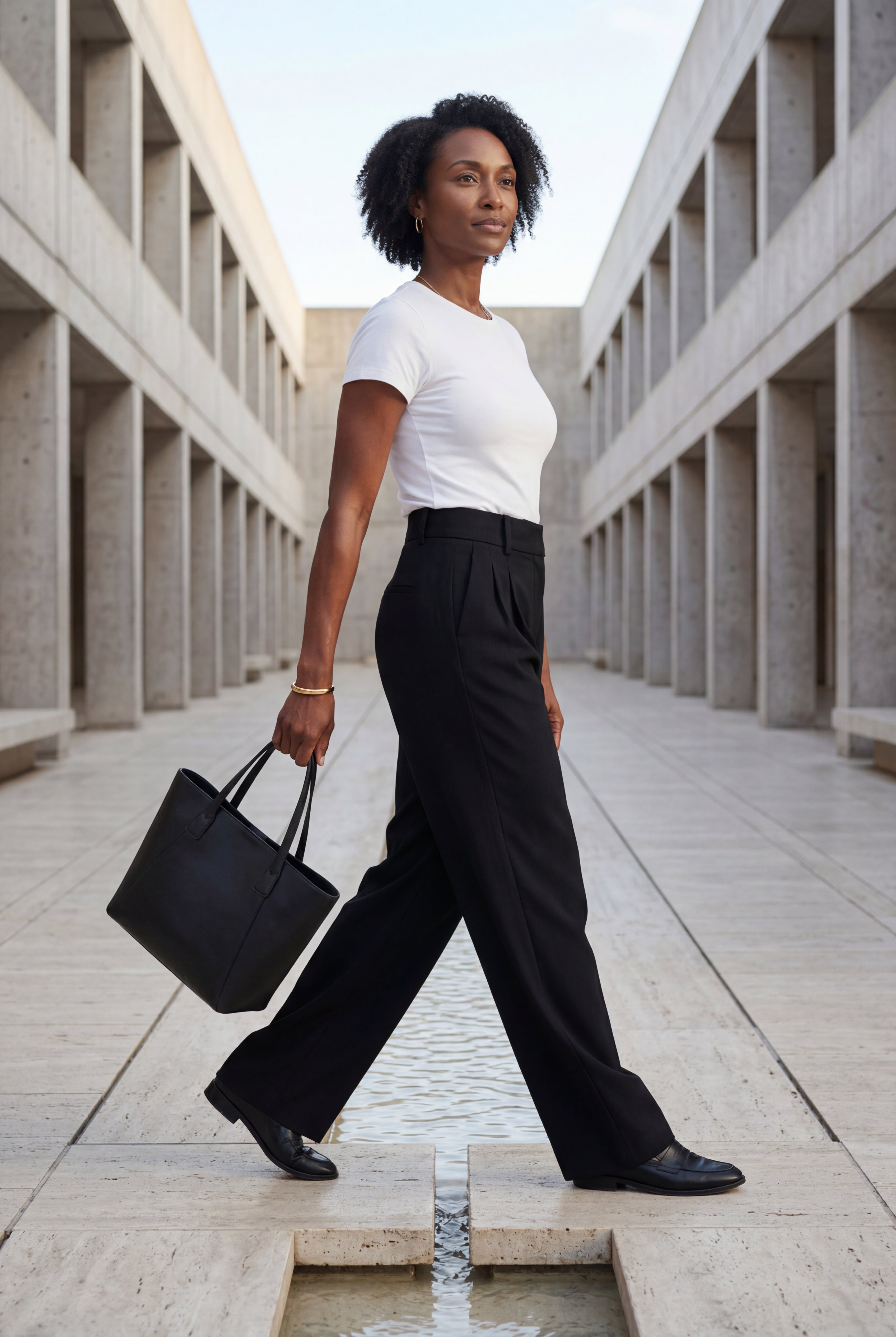 Zoyri | Pleated Wide-Leg Trousers