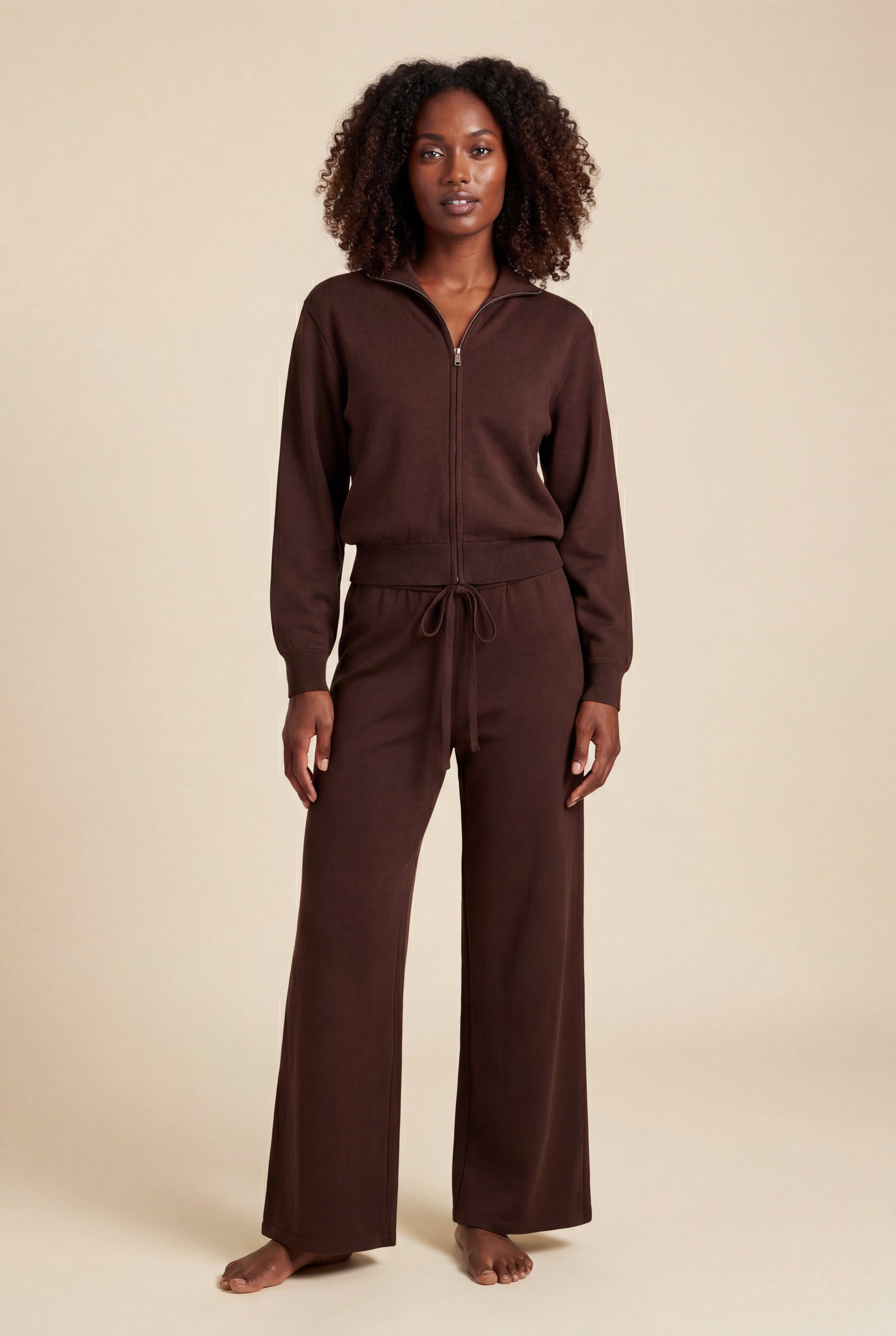 Zoyri | Zip Front Lounge Set