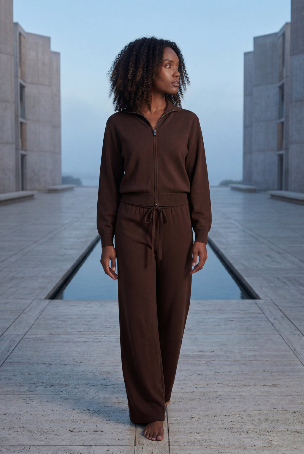 Zoyri | Zip Front Lounge Set