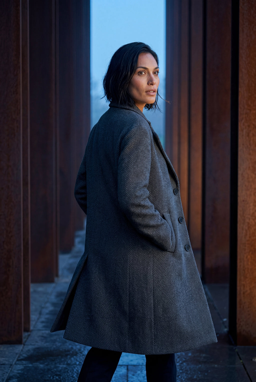 Zoyri | Herringbone Coat