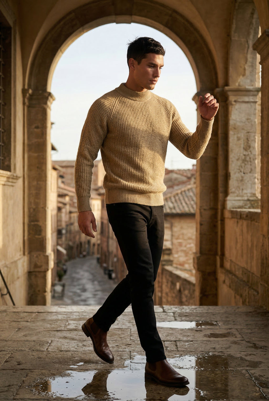 Zoyri | Ribbed Knit Sweater