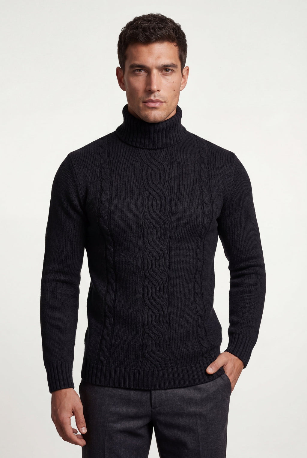 Zoyri | Cable Knit Turtleneck