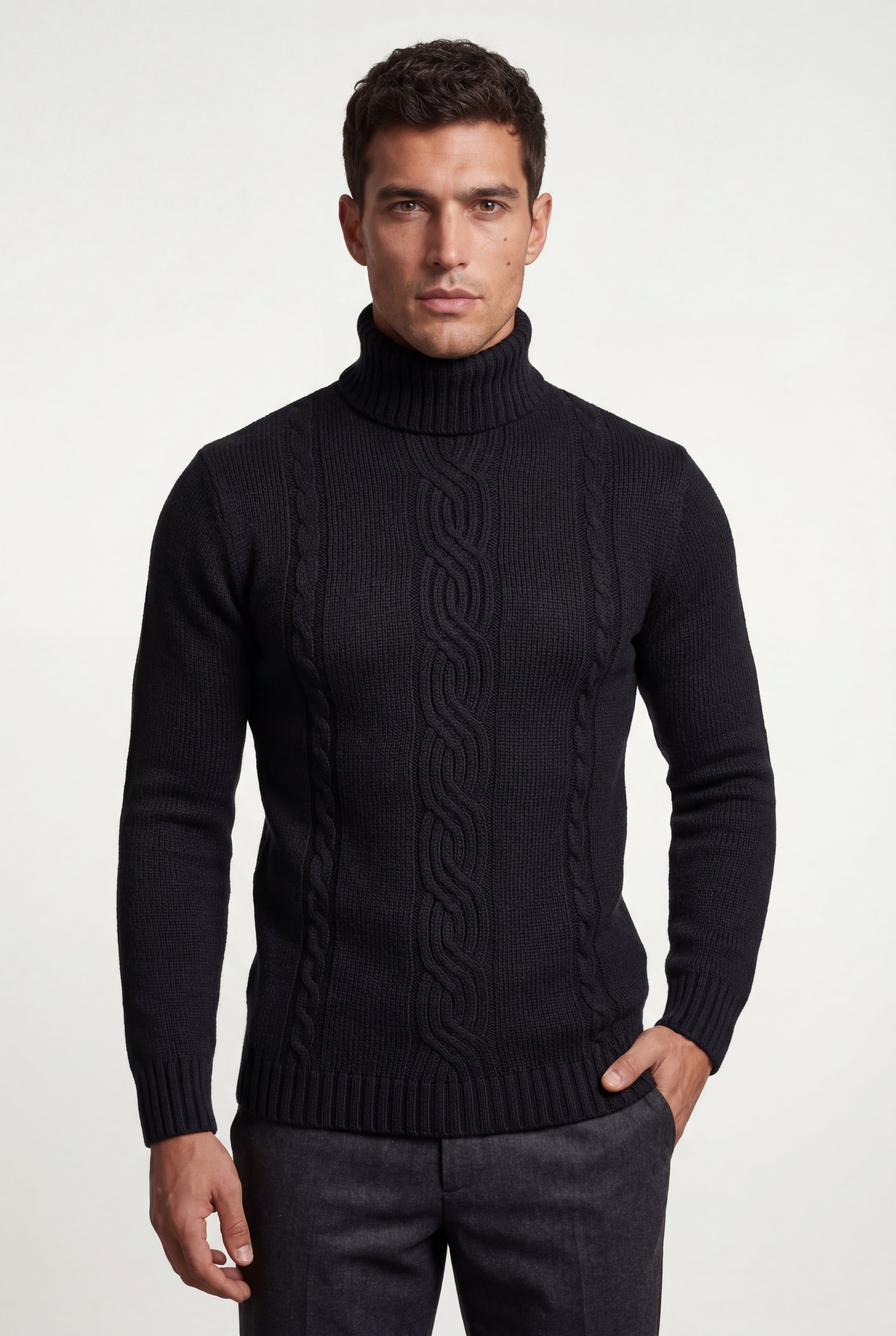 Zoyri | Cable Knit Turtleneck