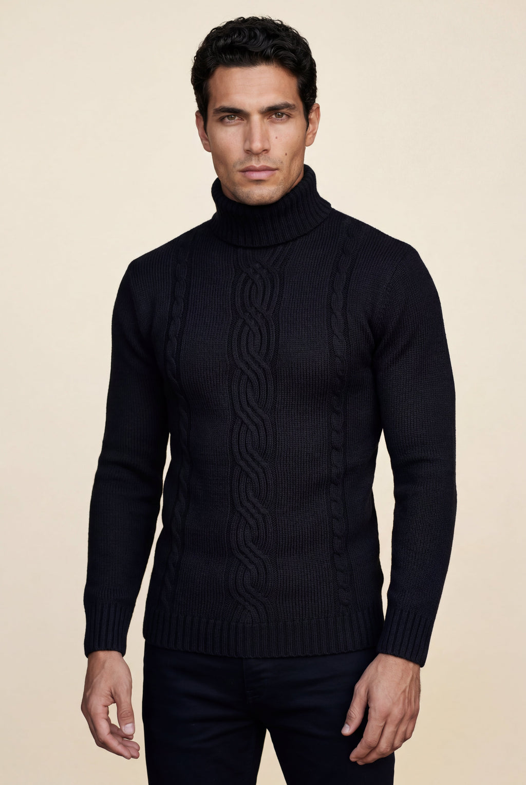 Zoyri | Cable Knit Turtleneck