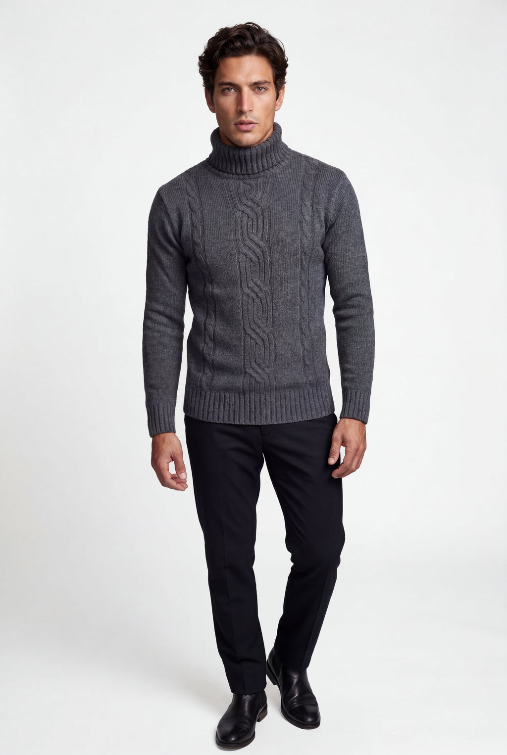 Zoyri | Cable Knit Turtleneck