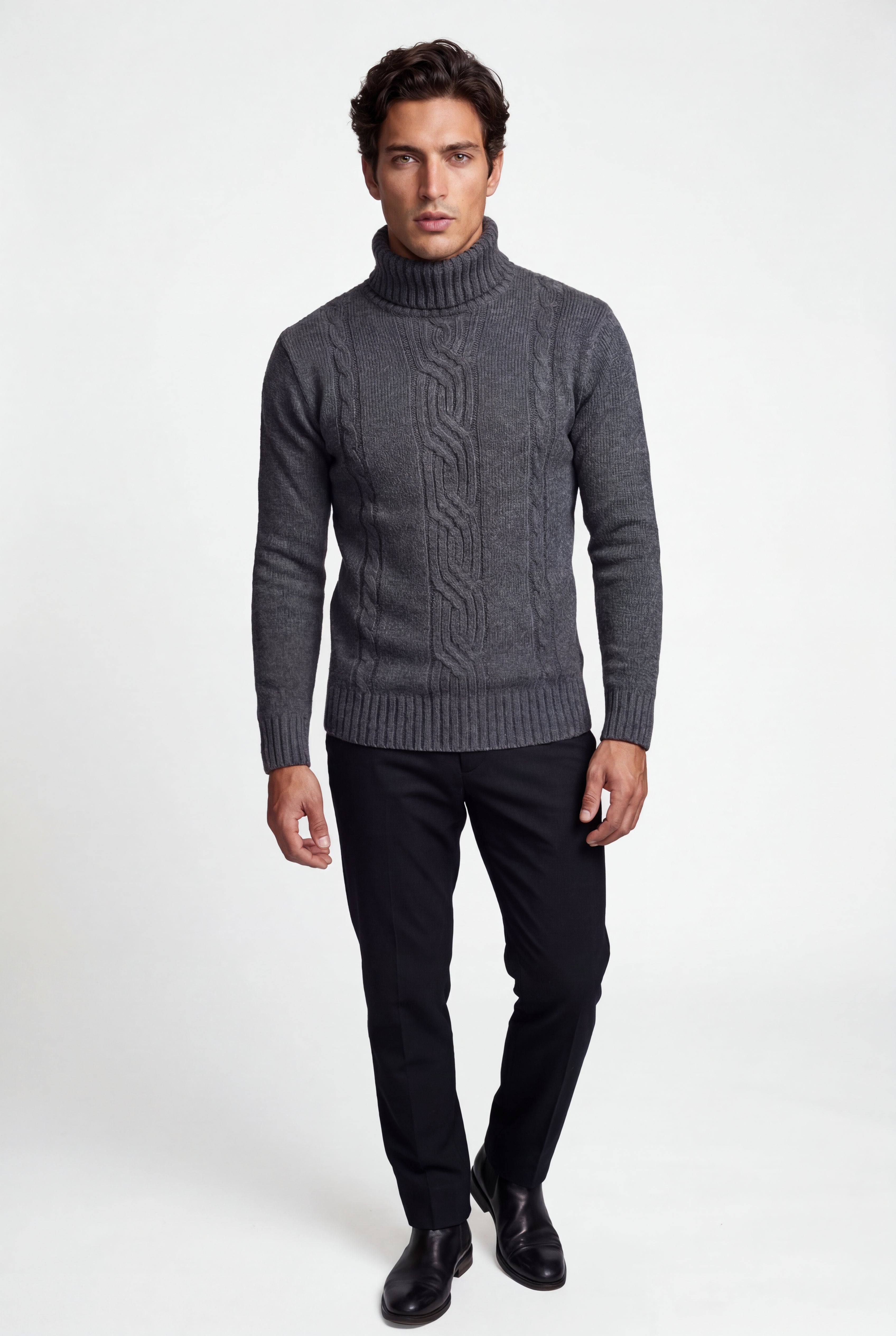 Zoyri | Cable Knit Turtleneck