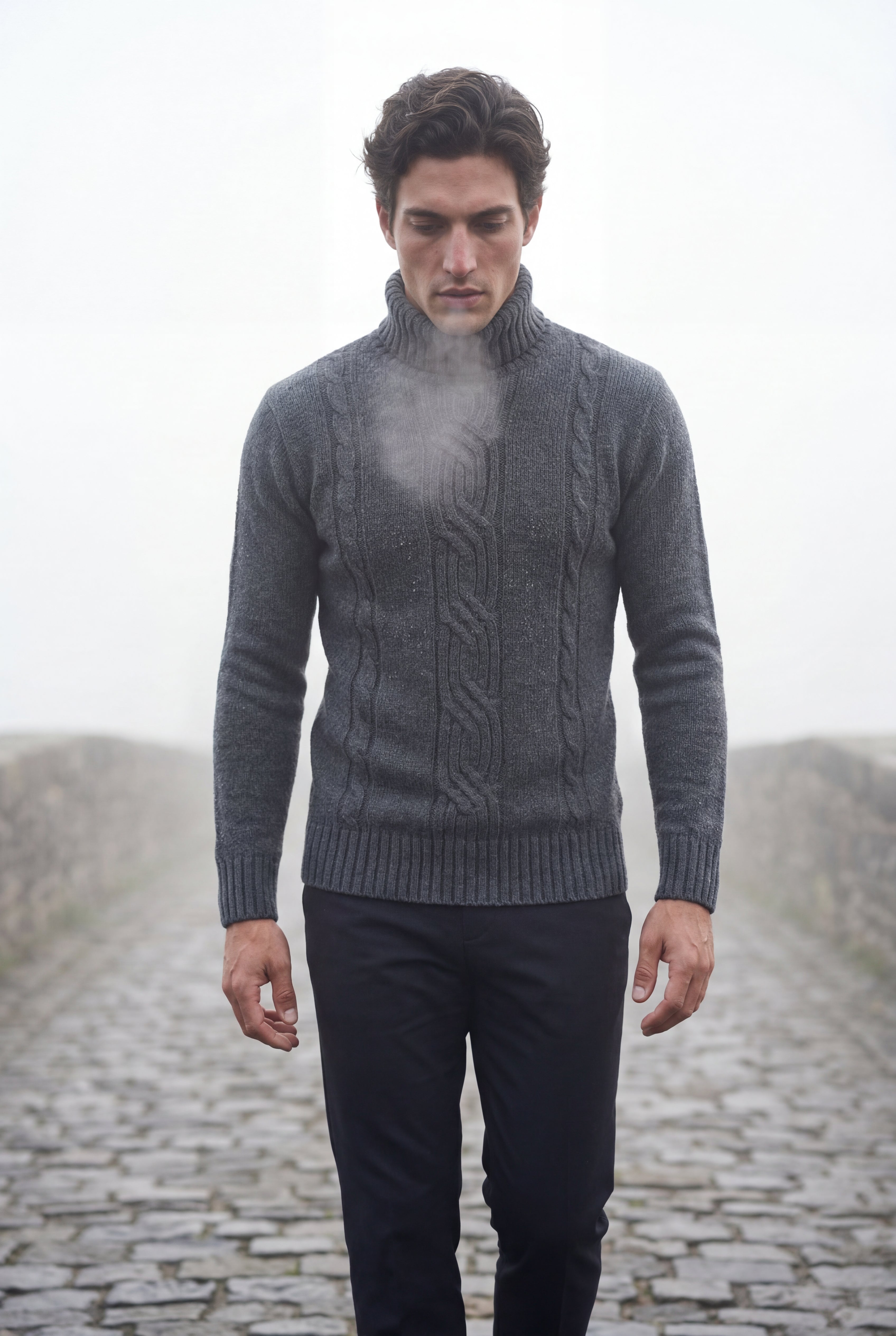 Zoyri | Cable Knit Turtleneck