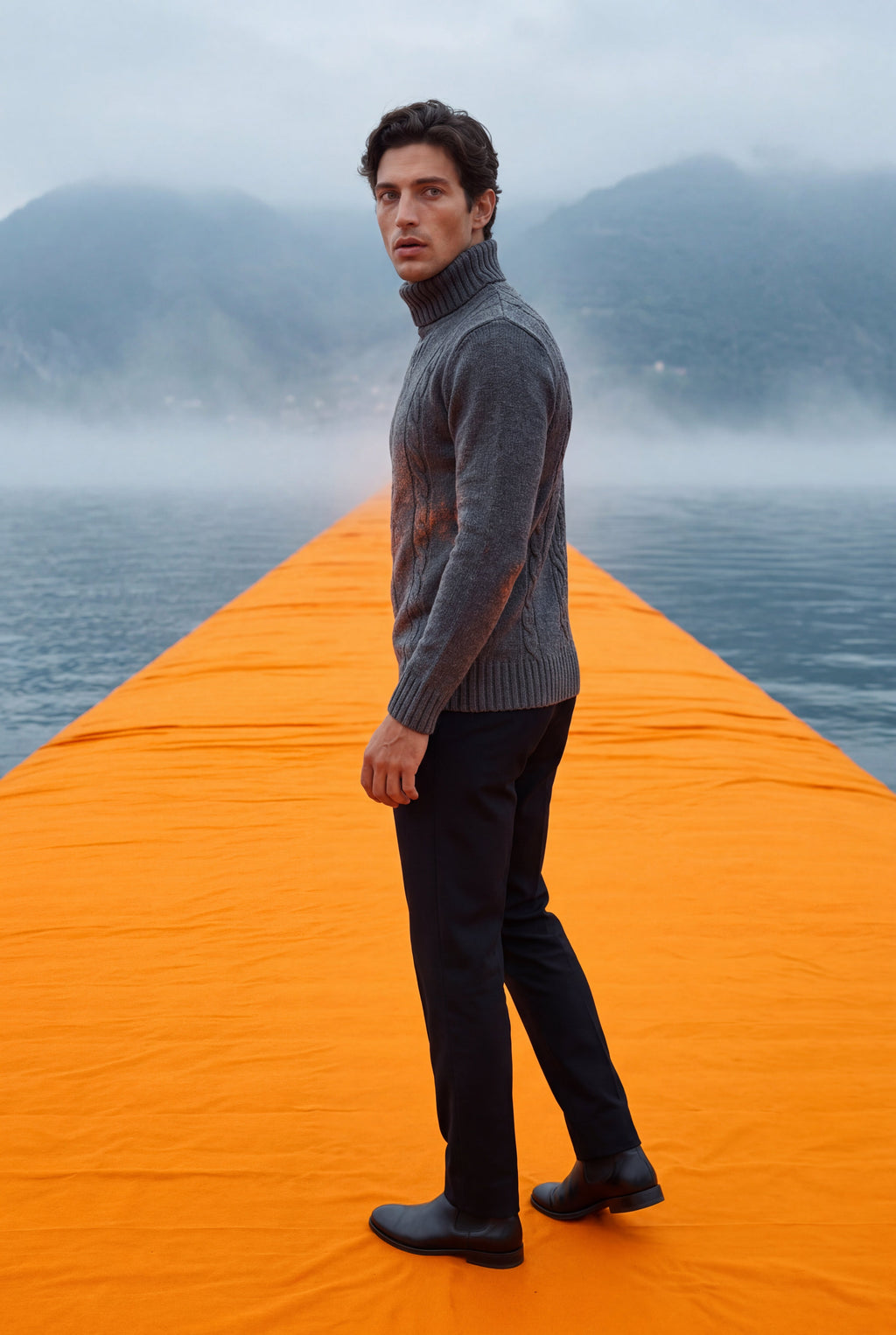 Zoyri | Cable Knit Turtleneck