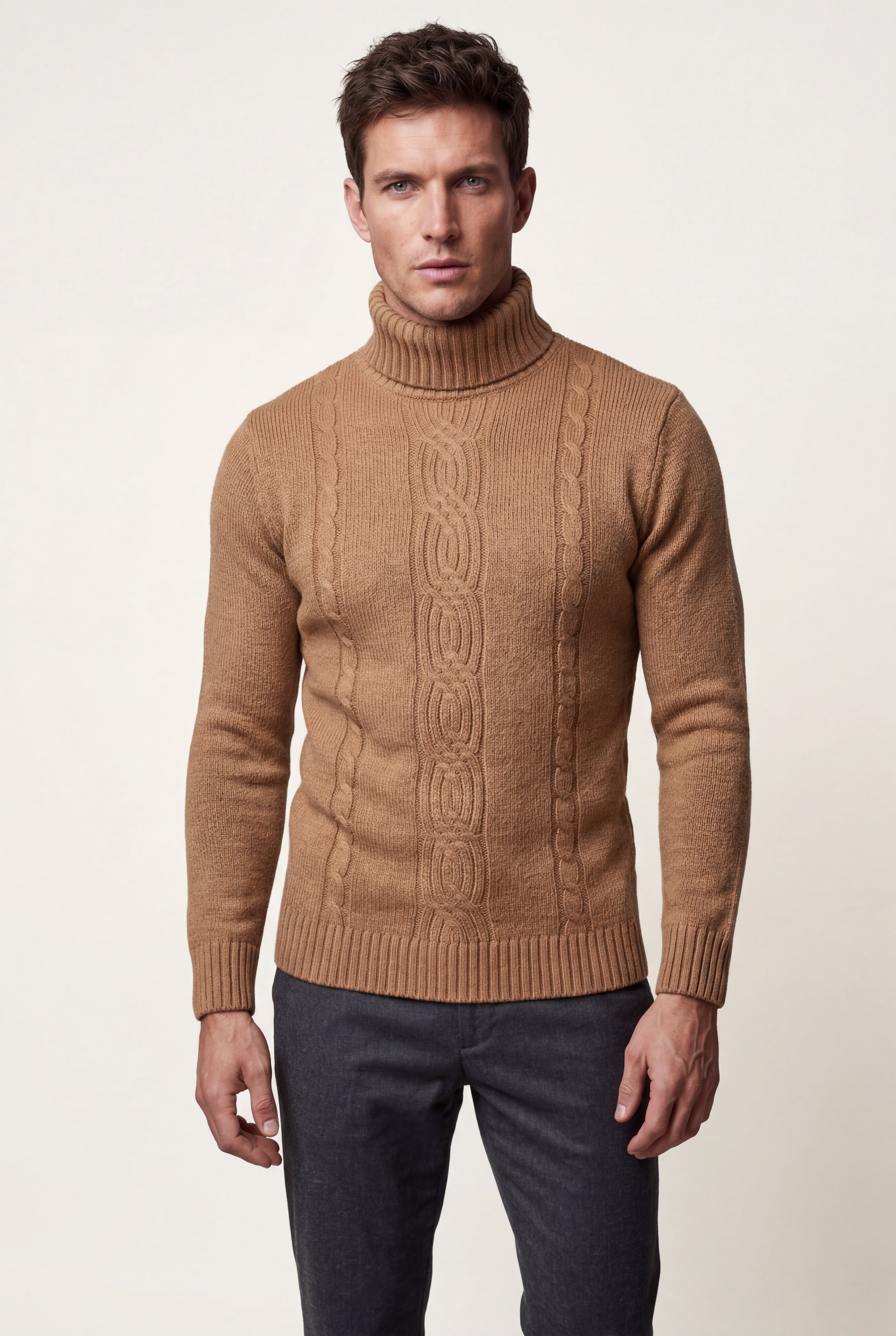 Zoyri | Cable Knit Turtleneck