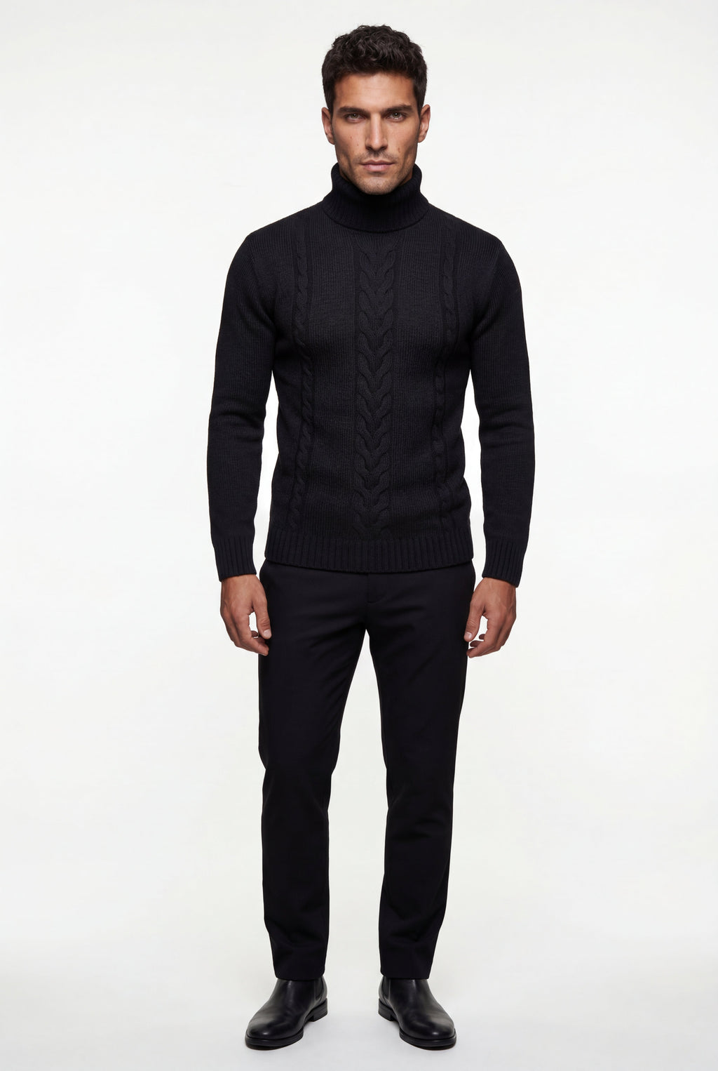 Zoyri | Cable Knit Turtleneck
