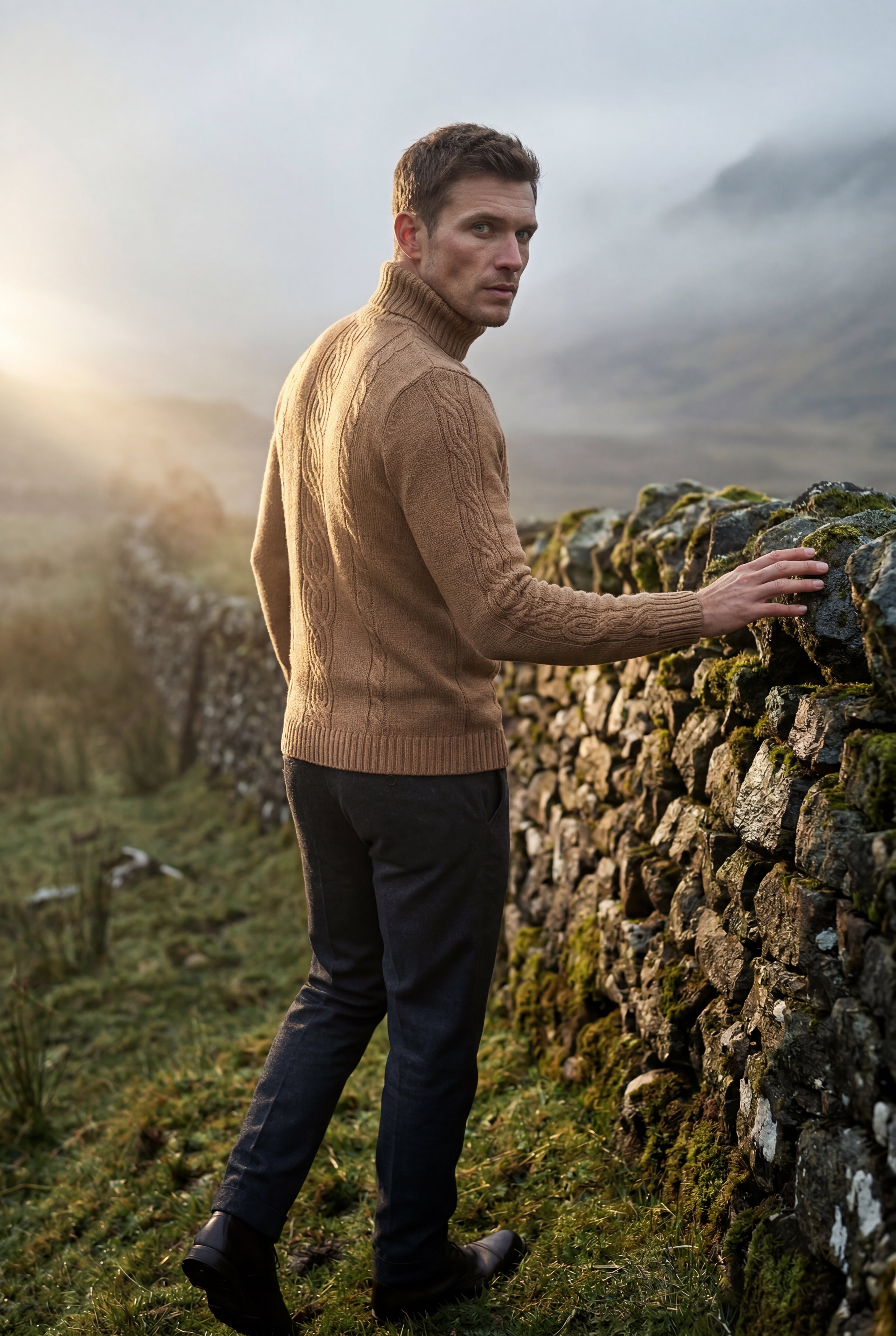 Zoyri | Cable Knit Turtleneck