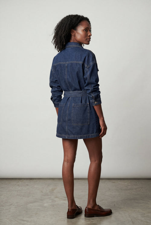 Zoyri | Belted Denim Dress