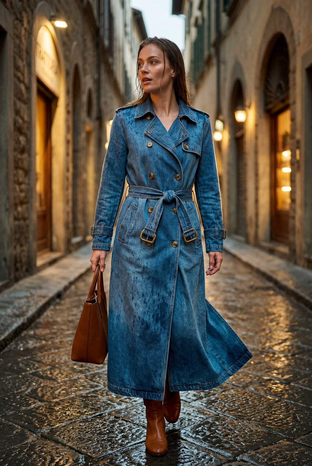 Zoyri | Denim Trench Coat