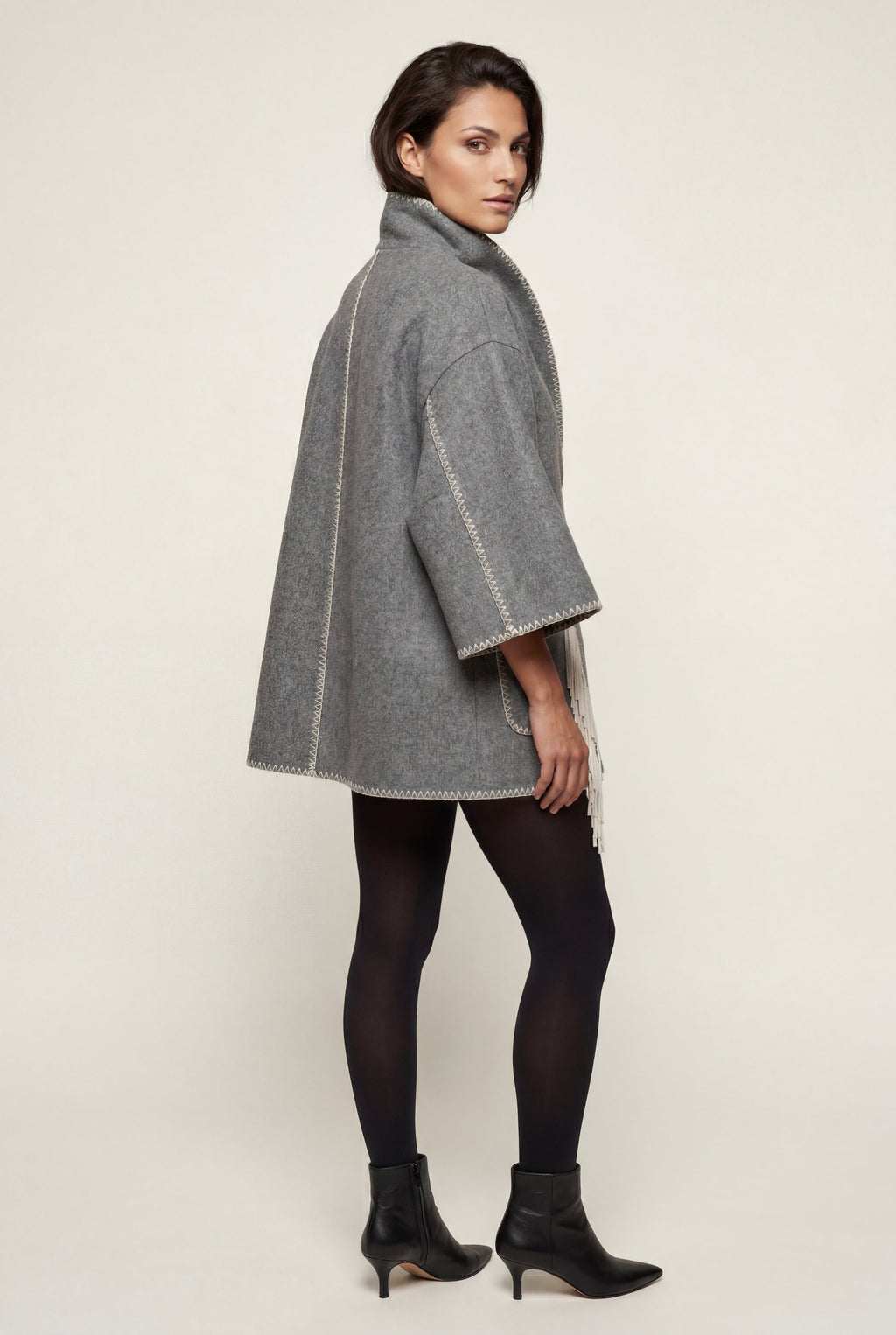 Zoyri | Fringed Wrap Jacket